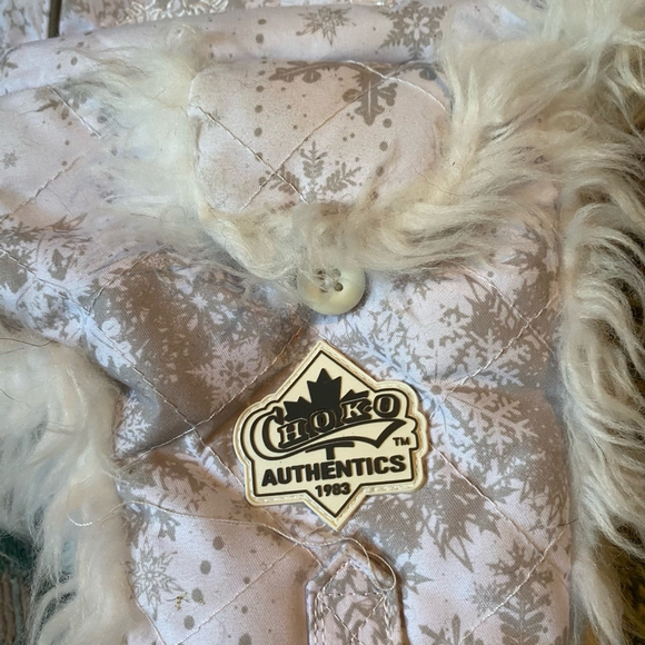 Unisex Choko Trapper Hat One Size White Grey Pink Snow Bunny Winter Snowboarding - Picture 10 of 13